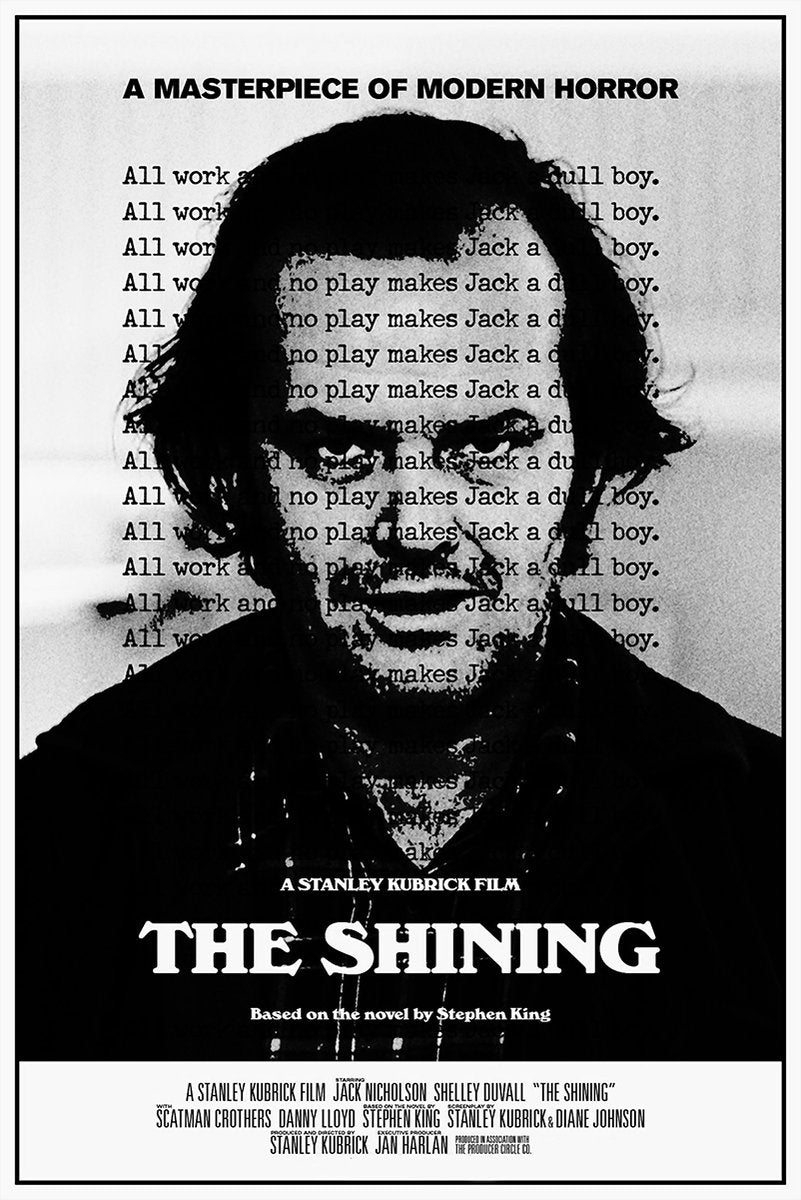 The Shining Jack Nicholson Decorative Painting (paper and canvas) art poster printing print