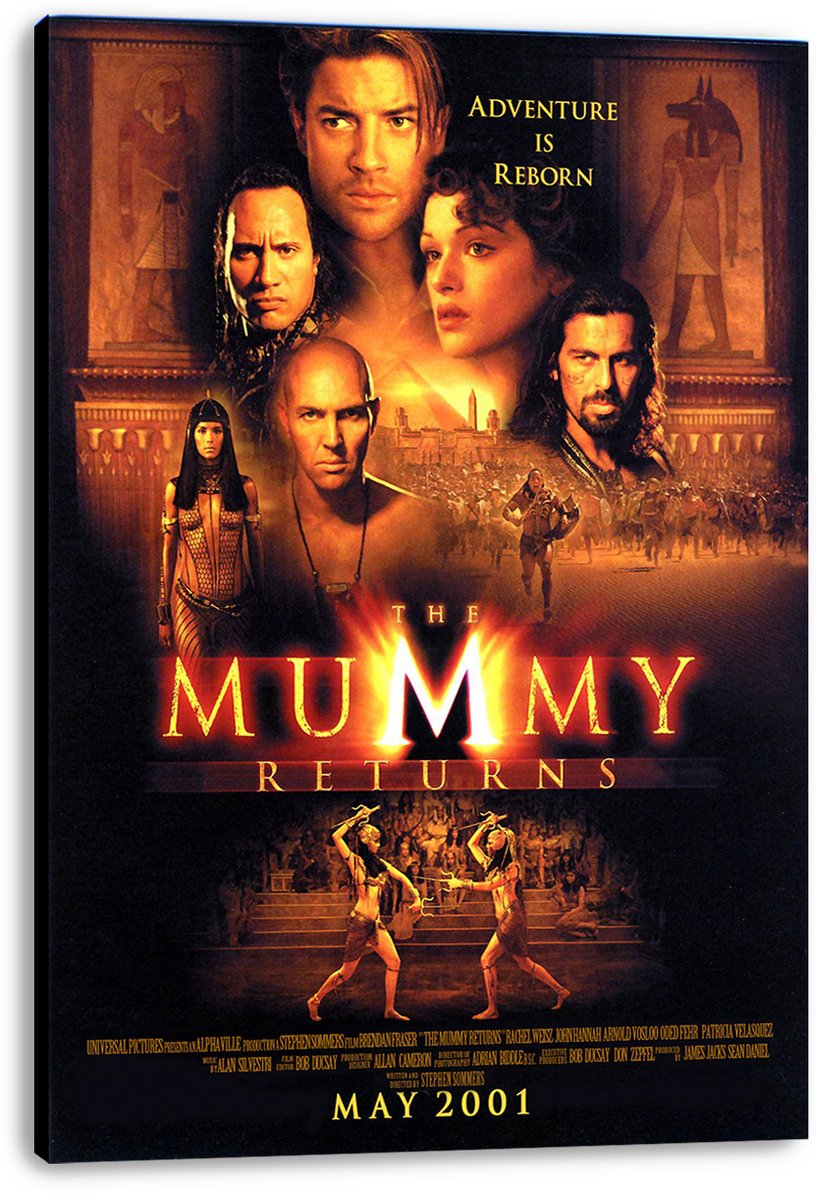 The Mummy Returns Movie Poster Decorative Painting (paper and canvas) art poster printing print