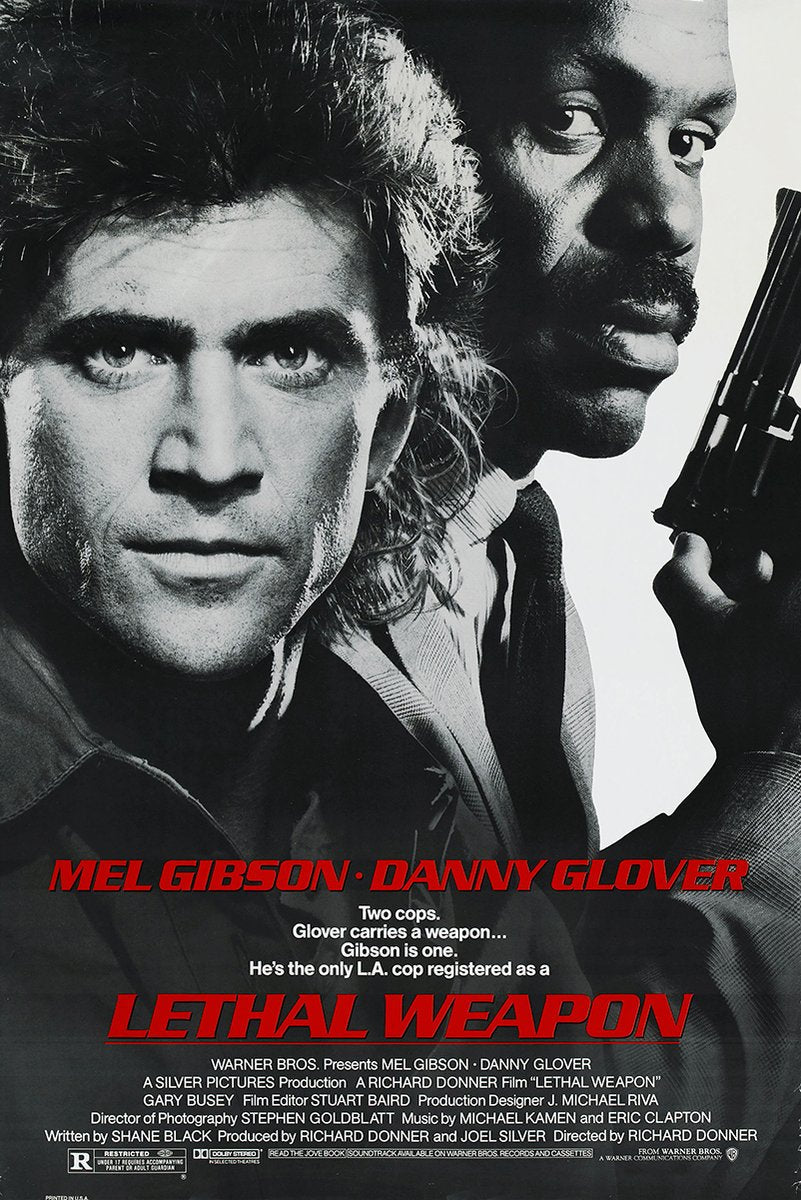 Lethal Weapon Mel Gibson Danny Glover Decorative Painting (paper and canvas) art poster printing print