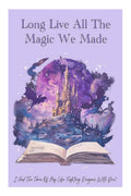 Enchanted Castle Dragons Book Fantasy Decorative Painting (paper and canvas) art poster printing print