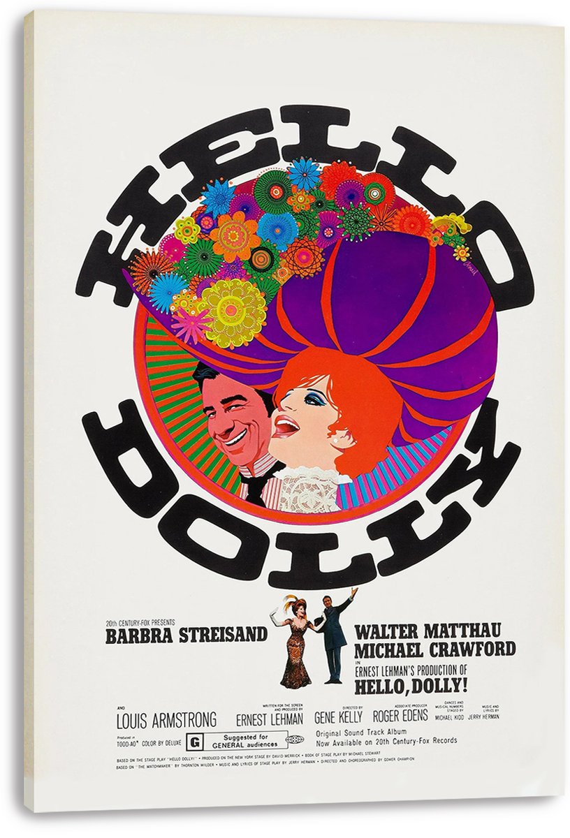 Hello, Dolly! Movie Poster Decorative Painting (paper and canvas) art poster printing print