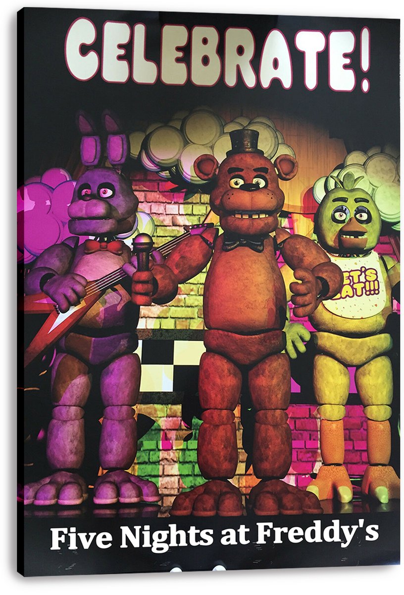 Five Nights at Freddy's Characters Decorative Painting (paper and canvas) art poster printing print