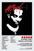 Playboi Carti Whole Lotta Red Album Cover Decorative Painting (paper and canvas) art poster printing print