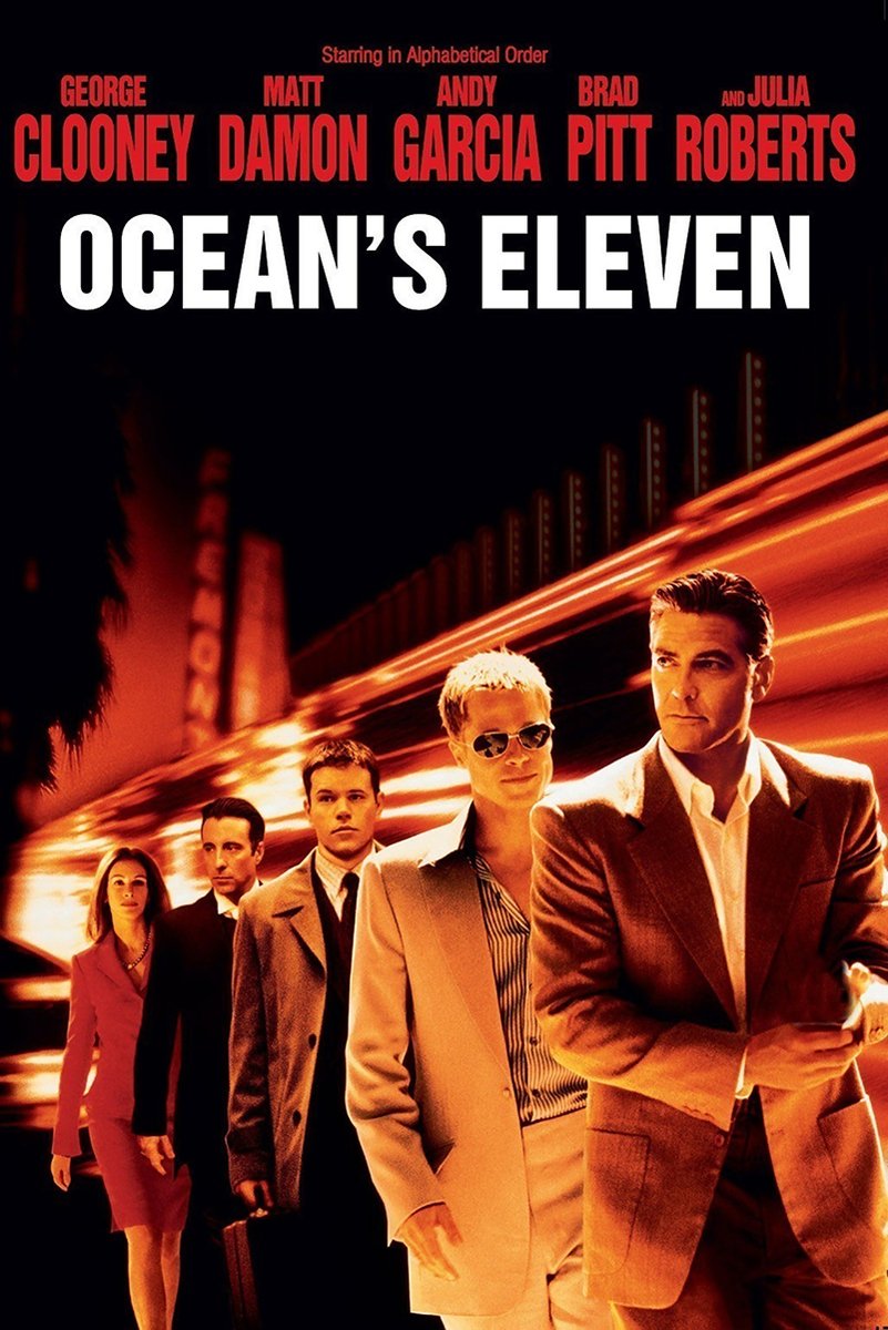 Ocean's Eleven Movie Poster Decorative Painting (paper and canvas) art poster printing print