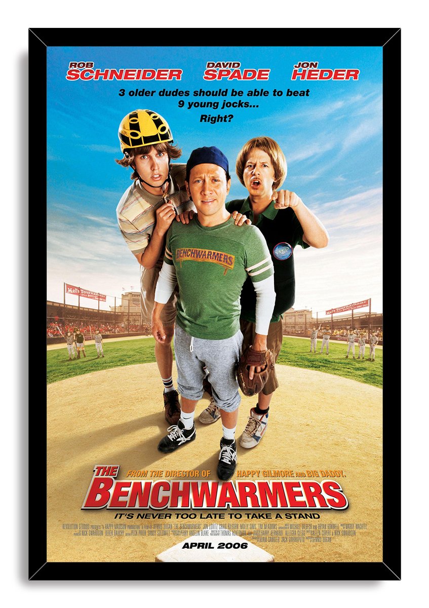 The Benchwarmers Rob Schneider David Spade Jon Heder Decorative Painting (paper and canvas) art poster printing print