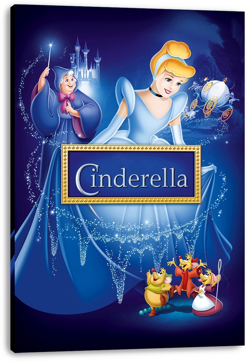 Cinderella Decorative Painting (paper and canvas) art poster printing print