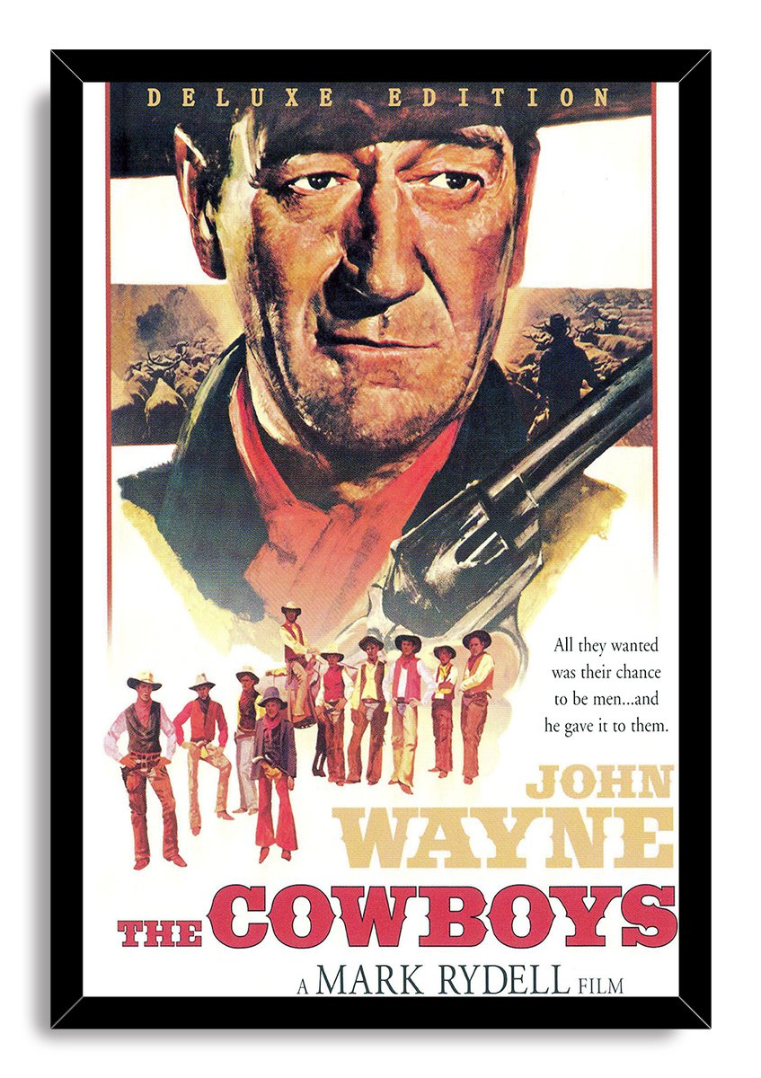 John Wayne The Cowboys Movie Decorative Painting (paper and canvas) art poster printing print