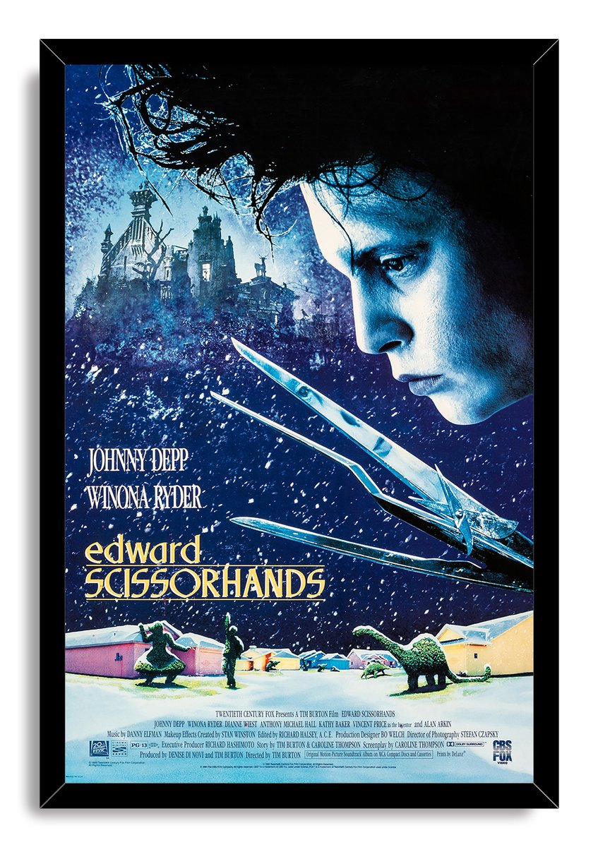 Edward Scissorhands Decorative Painting (paper and canvas) art poster printing print
