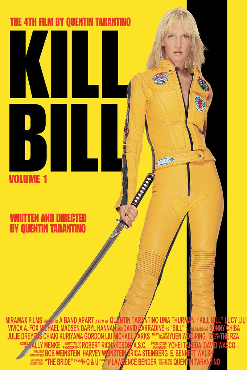 Kill Bill Volume 1 Movie Poster Decorative Painting (paper and canvas) art poster printing print