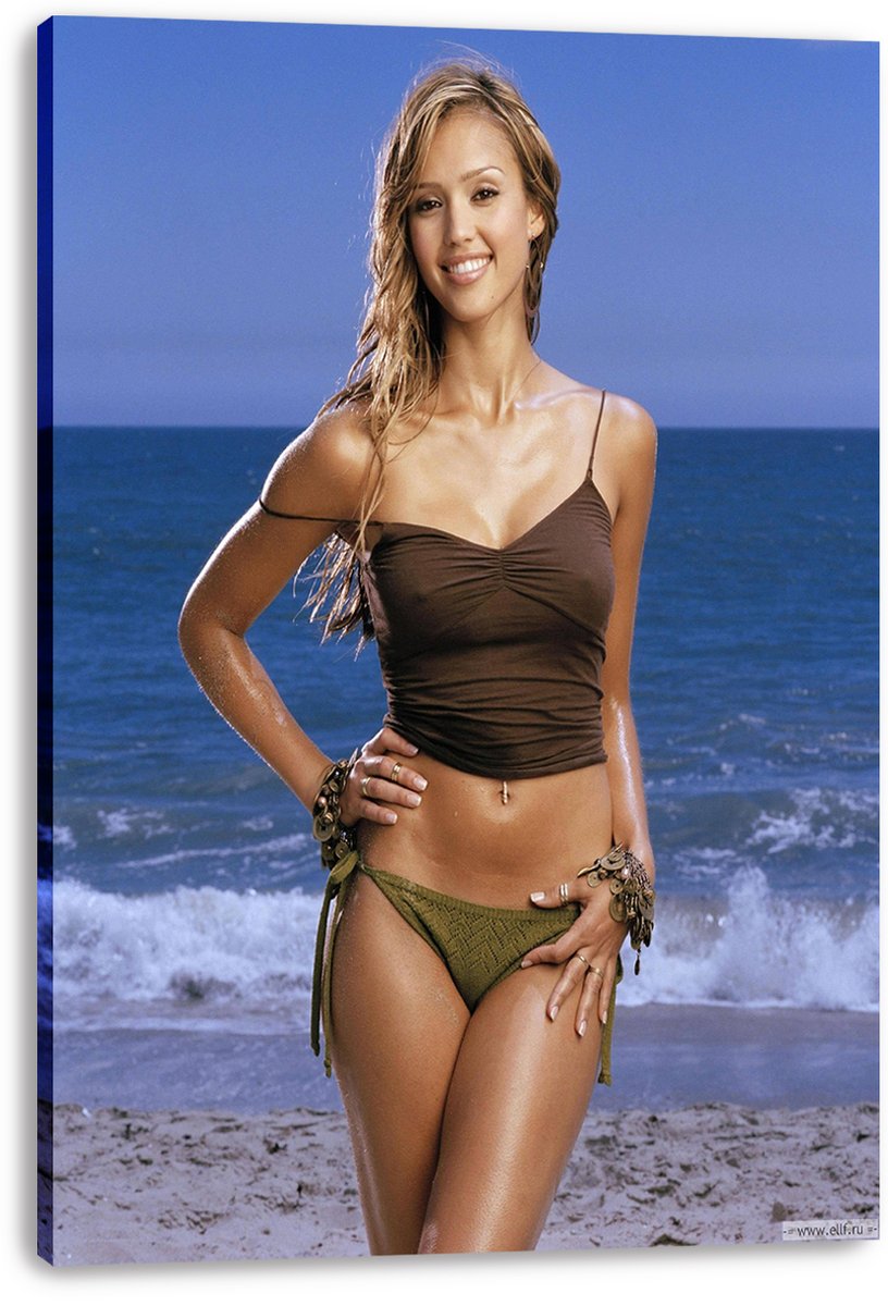 Jessica Alba Decorative Painting (paper and canvas) art poster printing print
