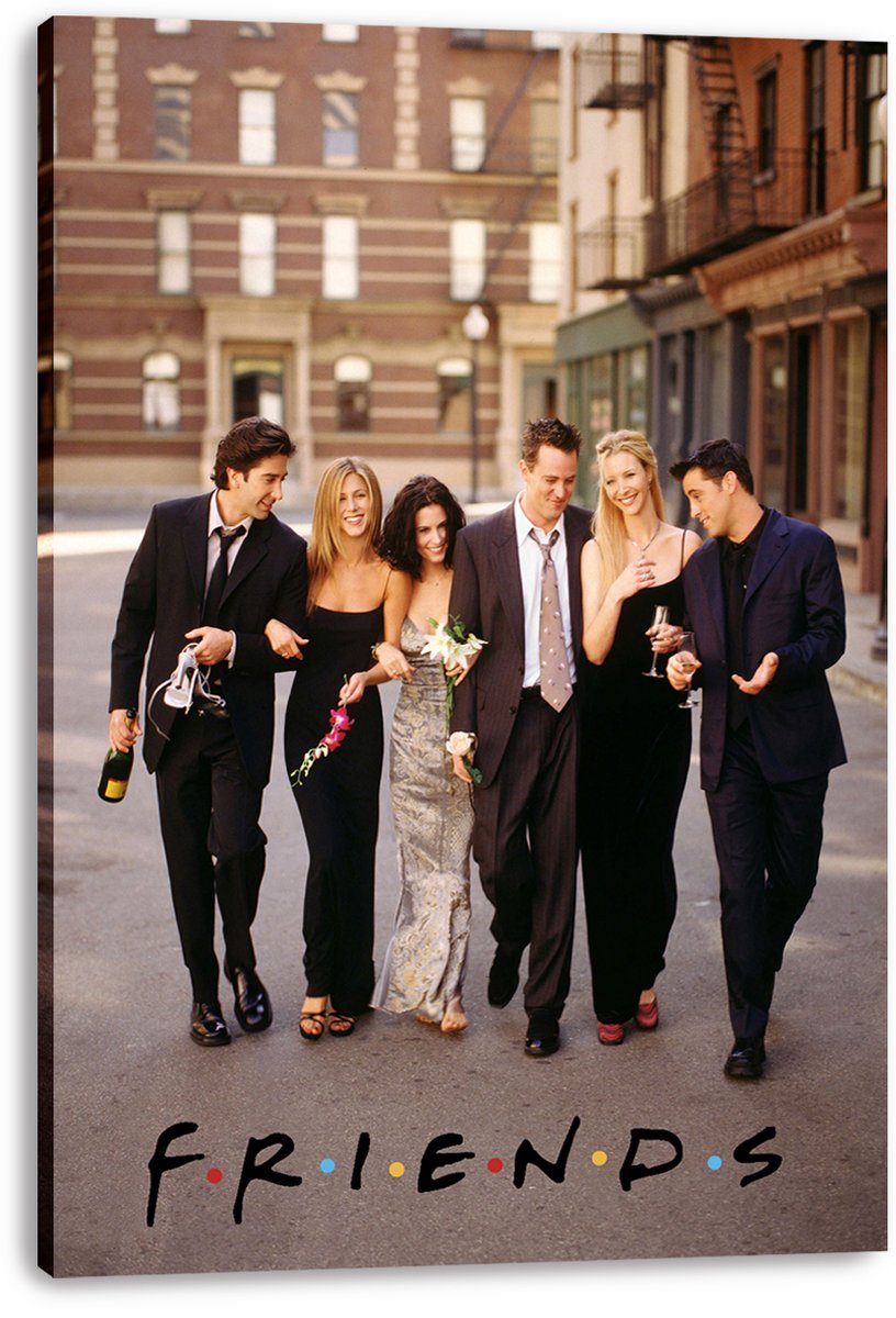 Friends TV Show Cast Decorative Painting (paper and canvas) art poster printing print