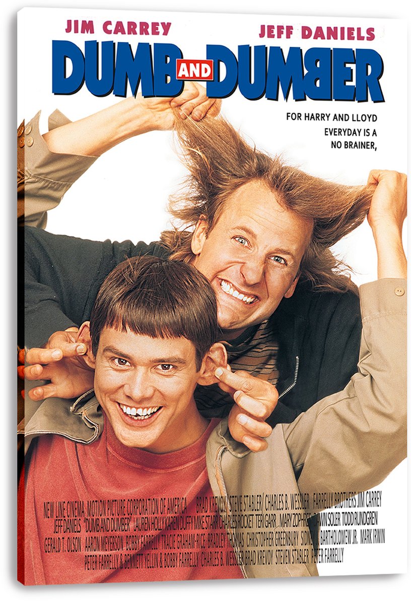 Dumb and Dumber Movie Poster Decorative Painting (paper and canvas) art poster printing print
