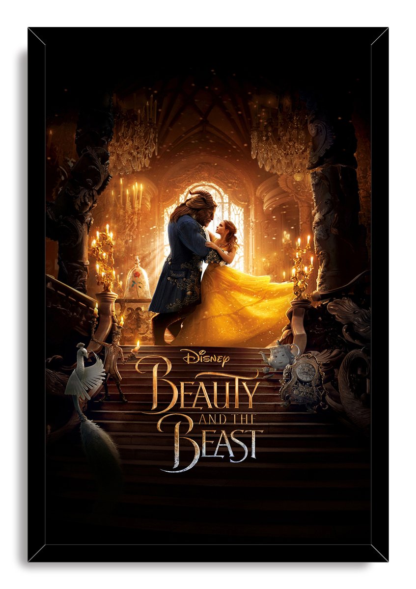 Beauty and the Beast Movie Decorative Painting (paper and canvas) art poster printing print