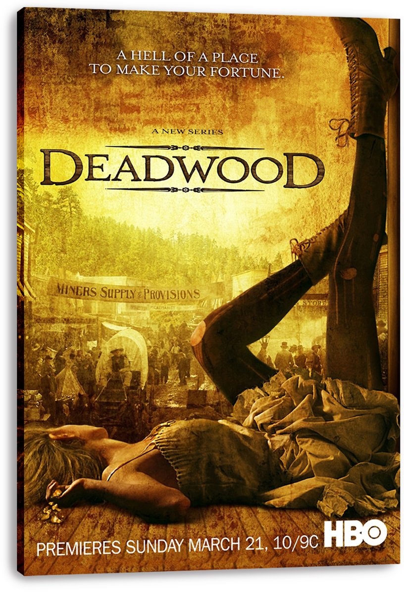 Deadwood Western TV Series Decorative Painting (paper and canvas) art poster printing print