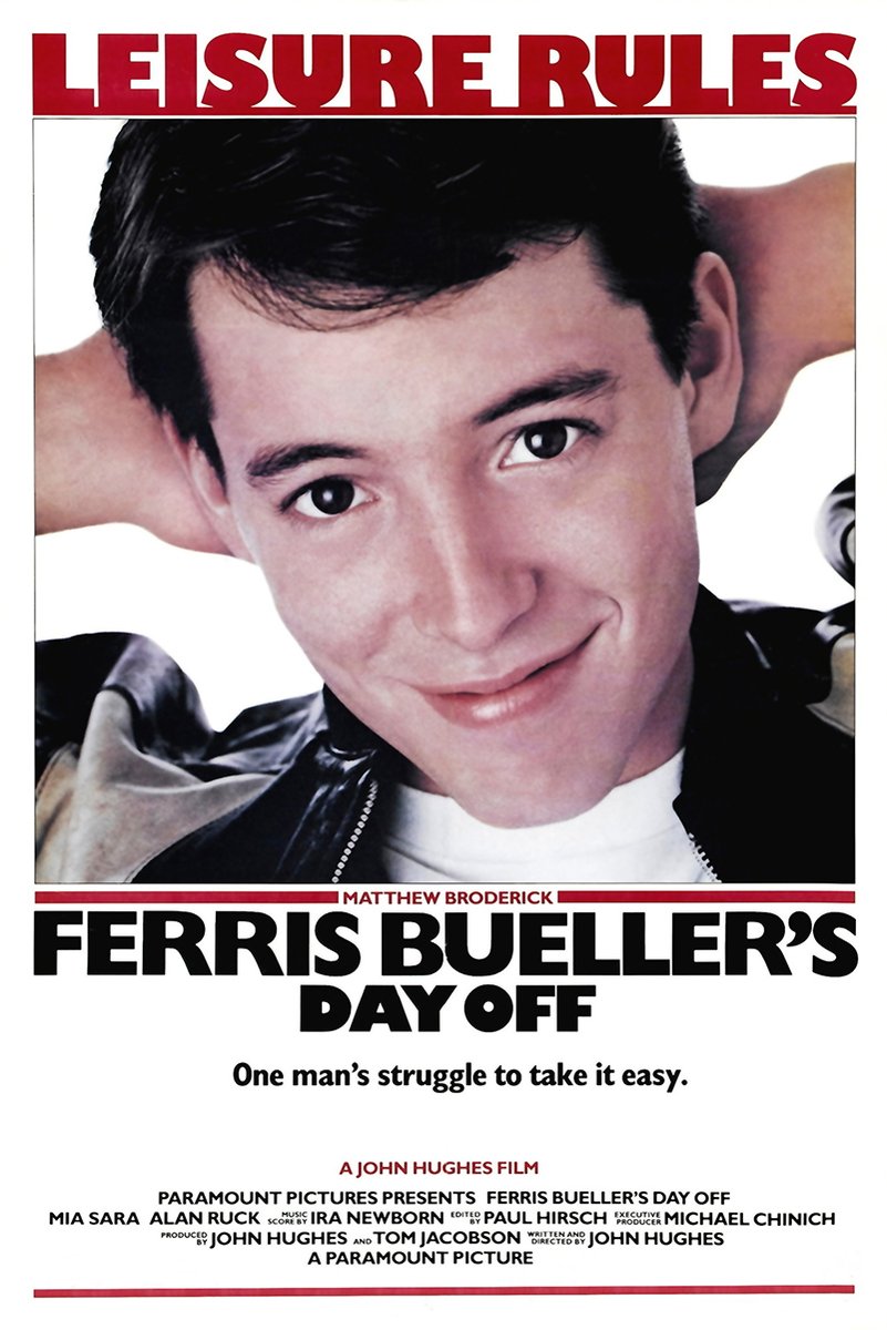 Ferris Bueller's Day Off Movie Poster Decorative Painting (paper and canvas) art poster printing print