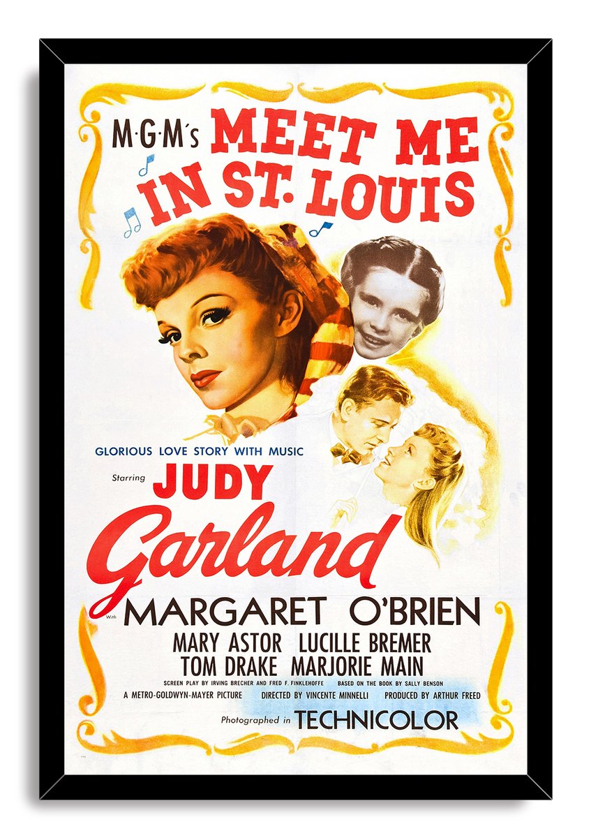 Meet Me in St. Louis Judy Garland Decorative Painting (paper and canvas) art poster printing print