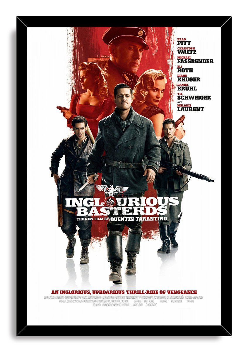 Inglourious Basterds Movie Poster Decorative Painting (paper and canvas) art poster printing print