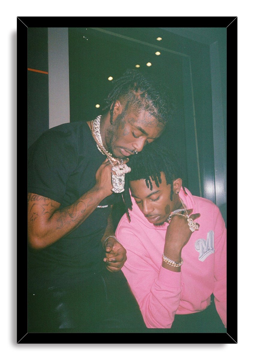 Lil Uzi Vert and Playboi Carti Decorative Painting (paper and canvas) art poster printing print