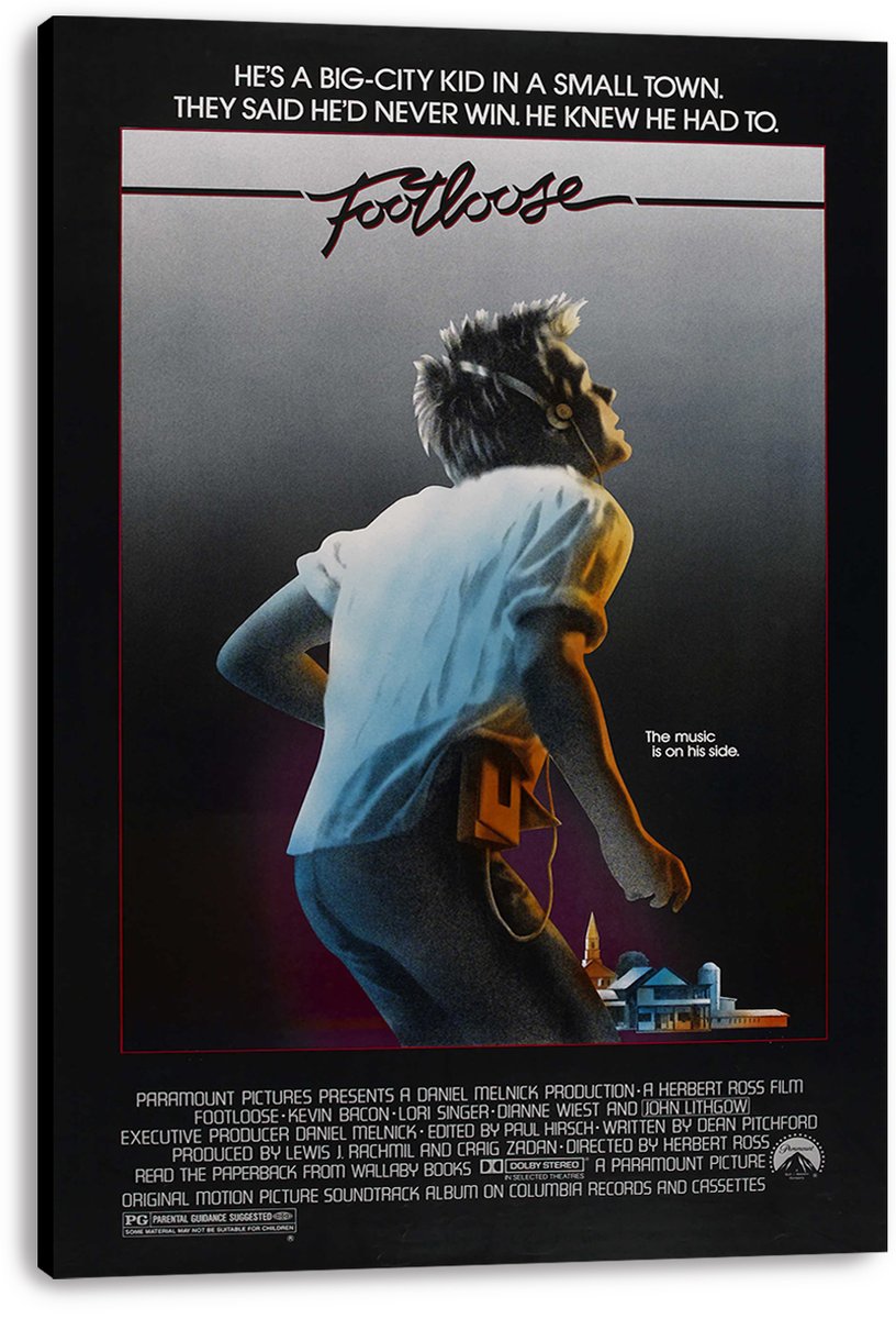 Footloose Movie Decorative Painting (paper and canvas) art poster printing print