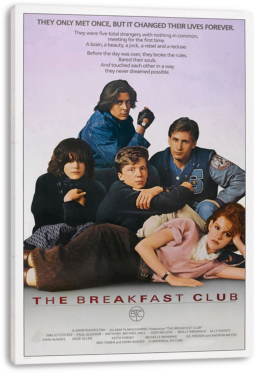 The Breakfast Club Movie Decorative Painting (paper and canvas) art poster printing print
