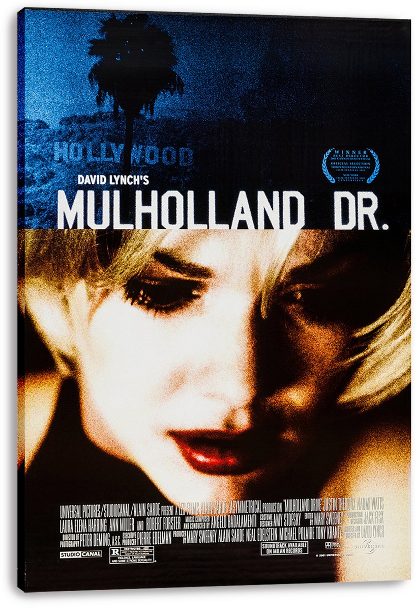 David Lynch's Mulholland Dr. Movie Poster Decorative Painting (paper and canvas) art poster printing print