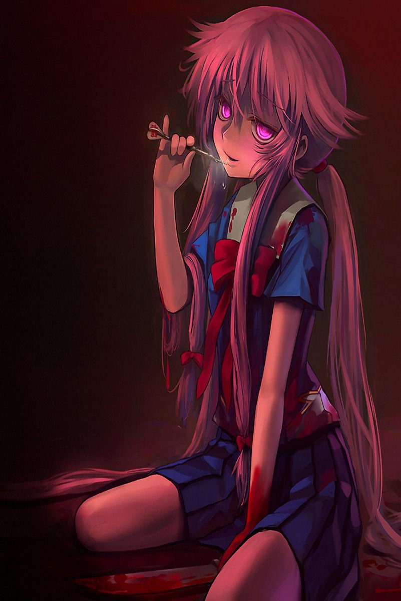 Yuno Gasai Decorative Painting (paper and canvas) art poster printing print