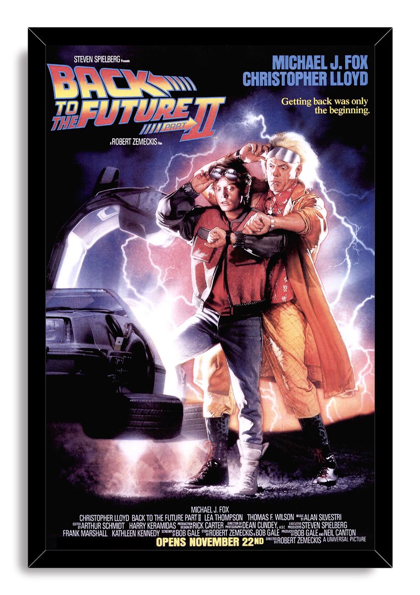 Back to the Future Part II Movie Poster Decorative Painting (paper and canvas) art poster printing print