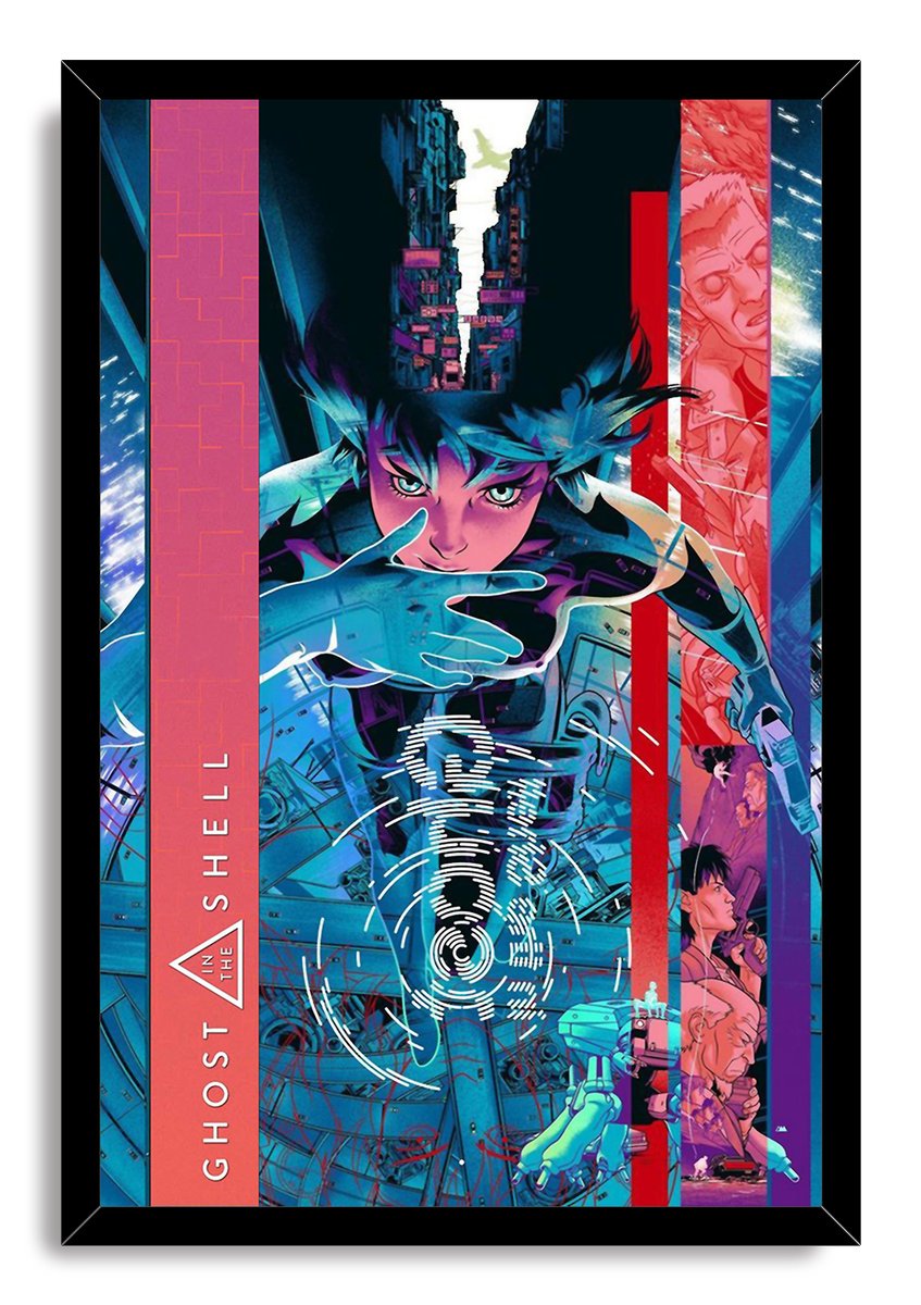 Ghost in the Shell Major Motoko Kusanagi Decorative Painting (paper and canvas) art poster printing print