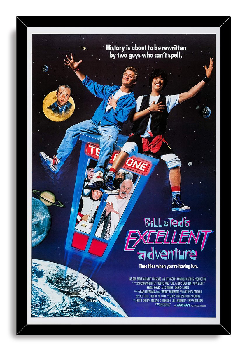 Bill & Ted's Excellent Adventure Decorative Painting (paper and canvas) art poster printing print