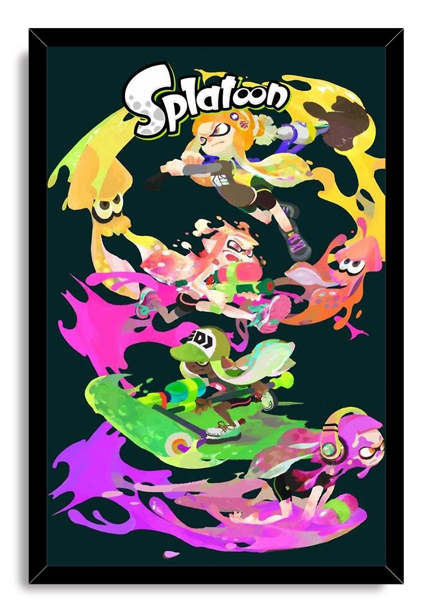 Splatoon Game Characters Decorative Painting (paper and canvas) art poster printing print