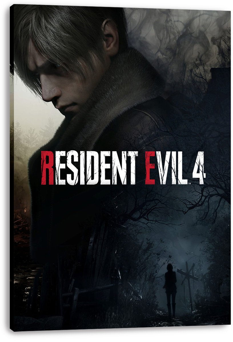 Resident Evil 4 Remake Leon S. Kennedy Decorative Painting (paper and canvas) art poster printing print