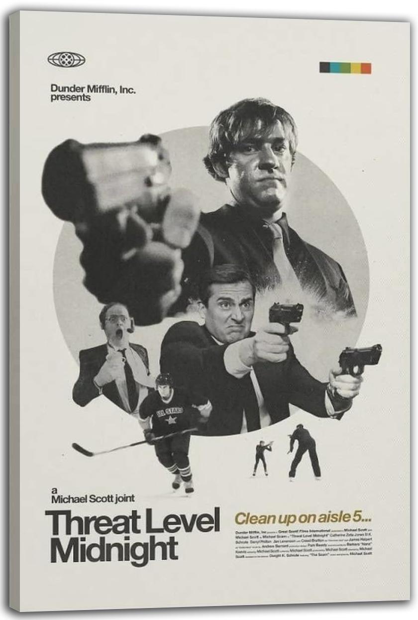 Threat Level Midnight Movie Poster Decorative Painting (Paper and Canvas) Art Poster Printing Print