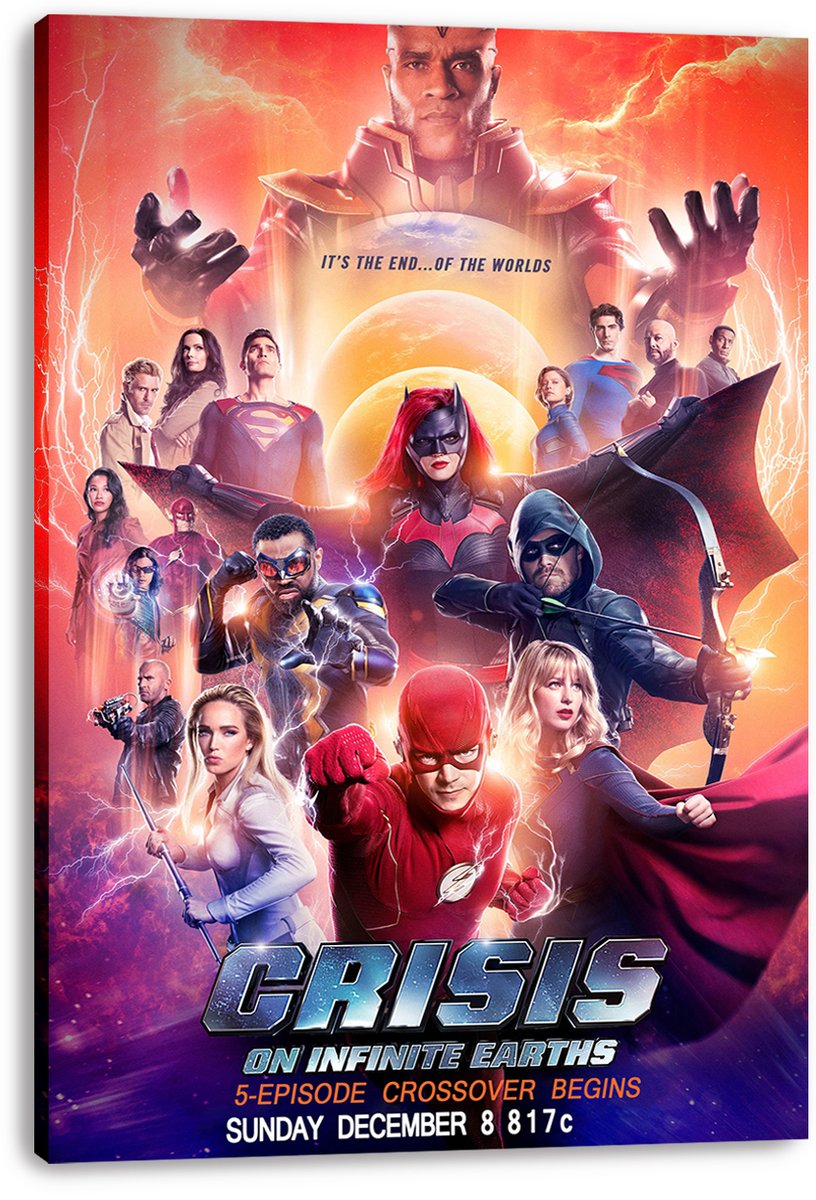 Crisis on Infinite Earths Decorative Painting (paper and canvas) art poster printing print