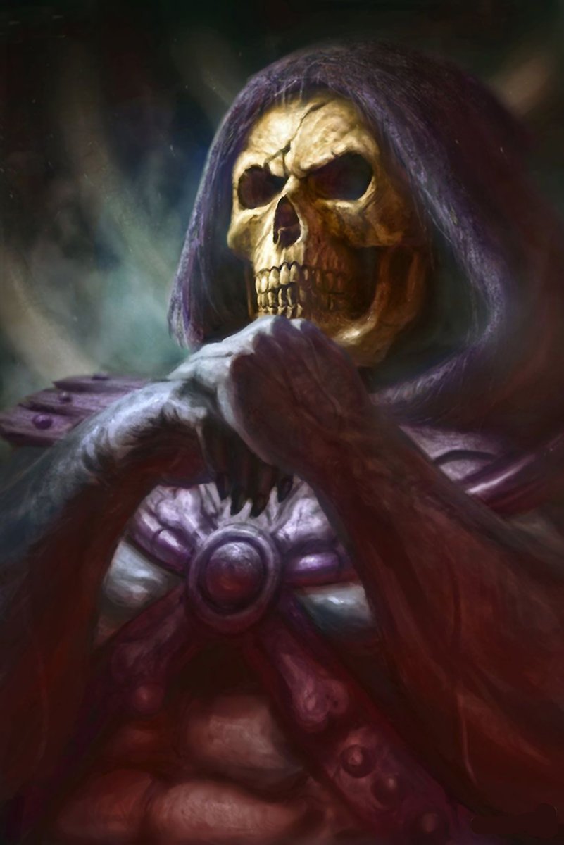 Skeletor Decorative Painting (paper and canvas) art poster printing print
