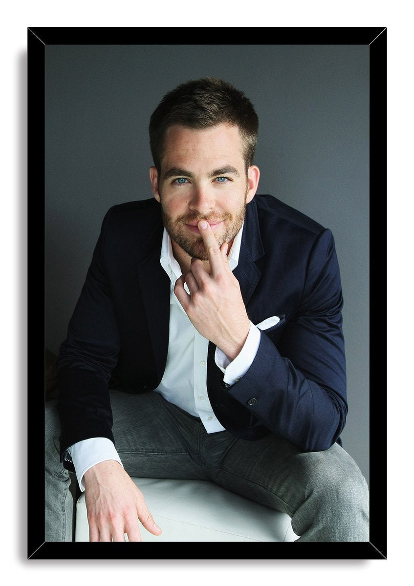 Chris Pine Decorative Painting (paper and canvas) art poster printing print