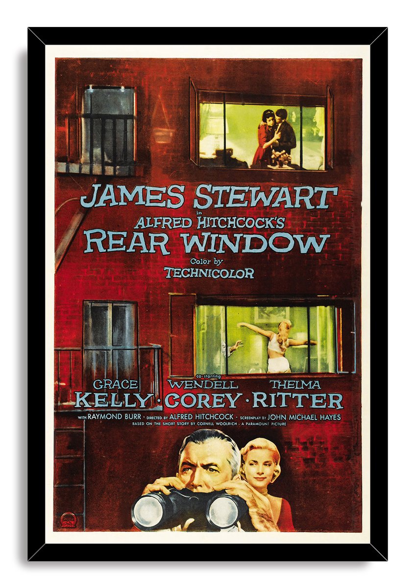 Rear Window Movie Poster Decorative Painting (paper and canvas) art poster printing print