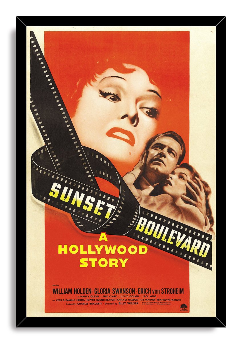 Sunset Boulevard Movie Poster Decorative Painting (paper and canvas) art poster printing print