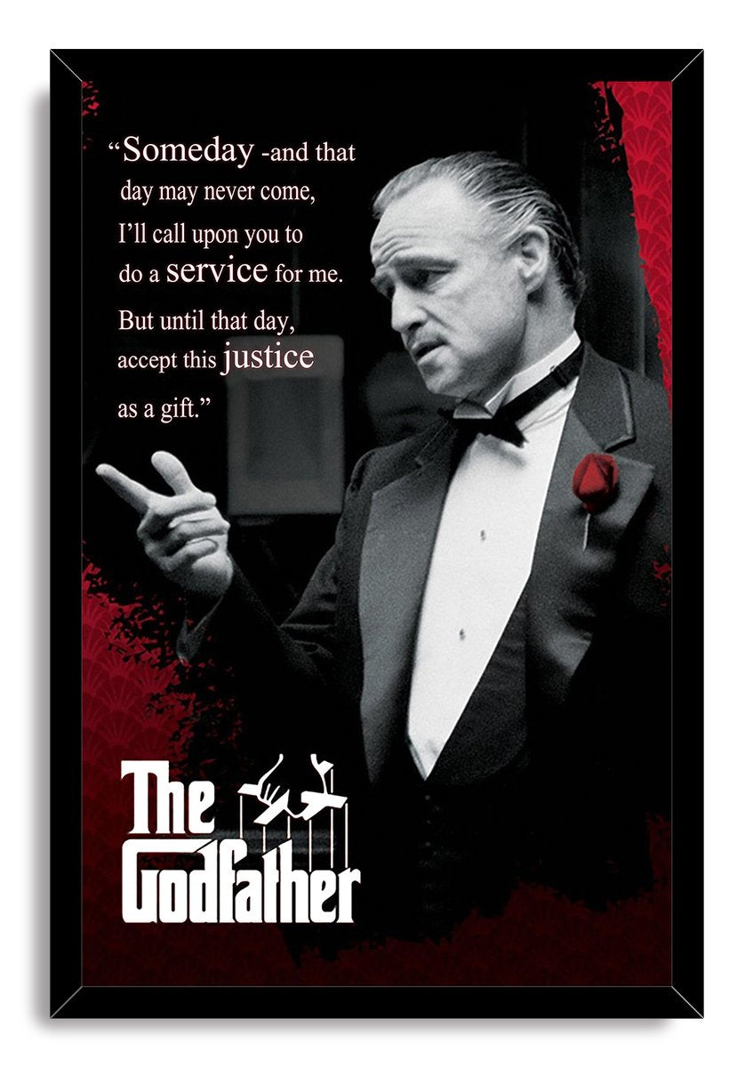 The Godfather Don Vito Corleone Decorative Painting (paper and canvas) art poster printing print