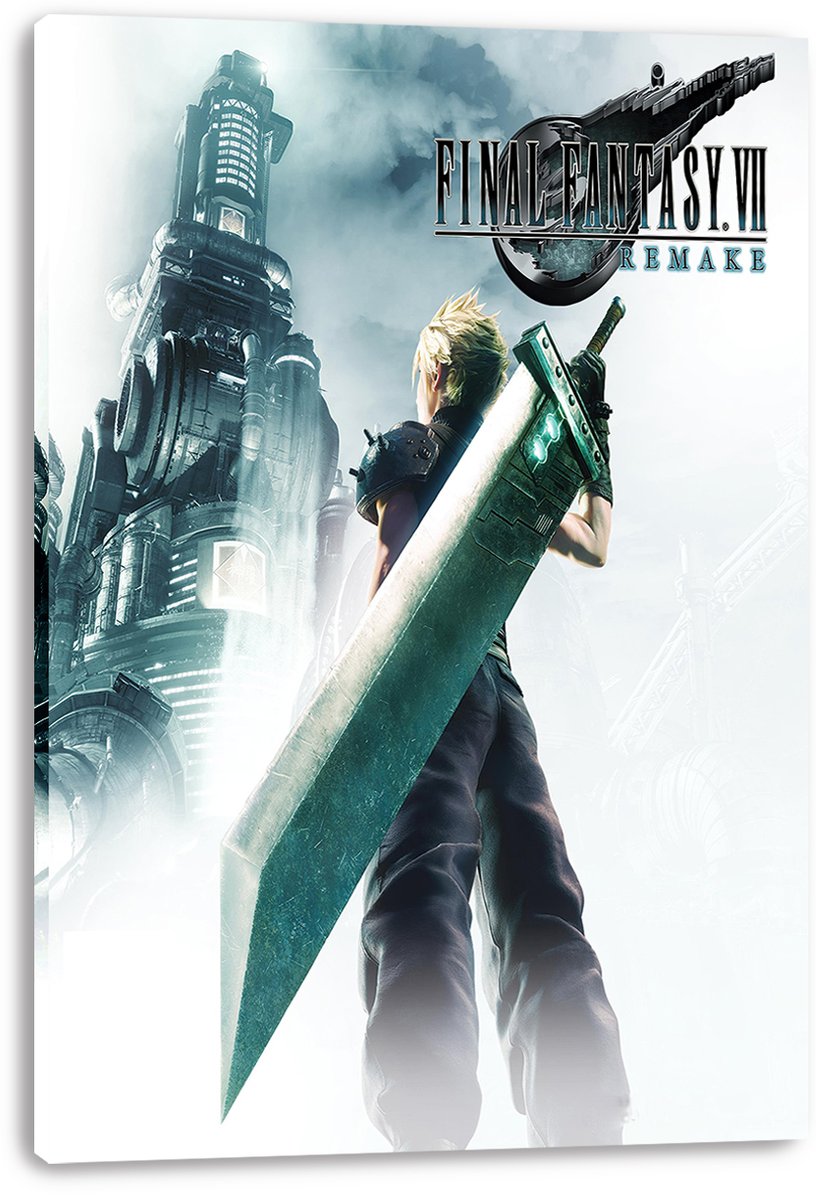Final Fantasy VII Remake Cloud Strife Decorative Painting (paper and canvas) art poster printing print