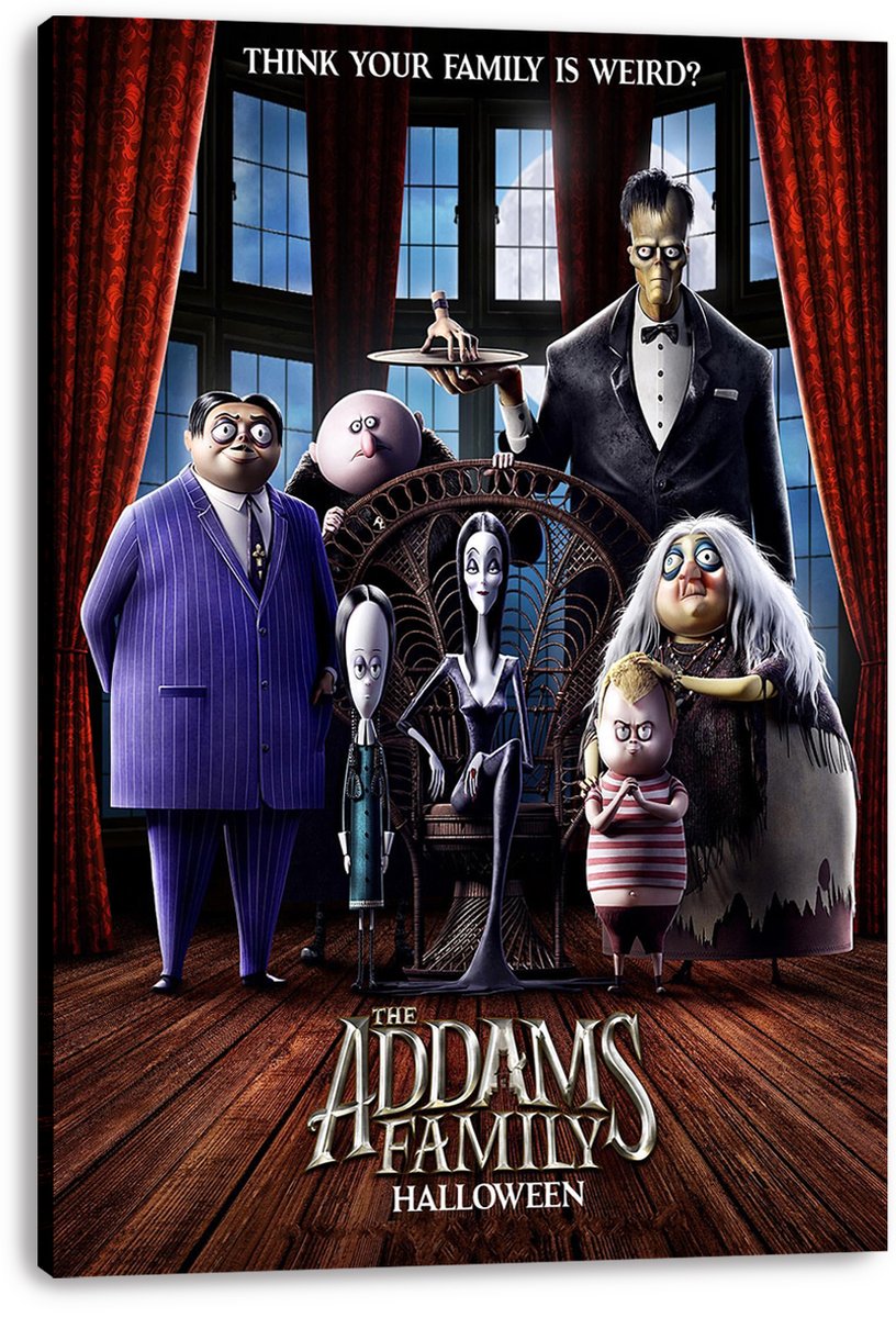 The Addams Family Halloween Decorative Painting (paper and canvas) art poster printing print