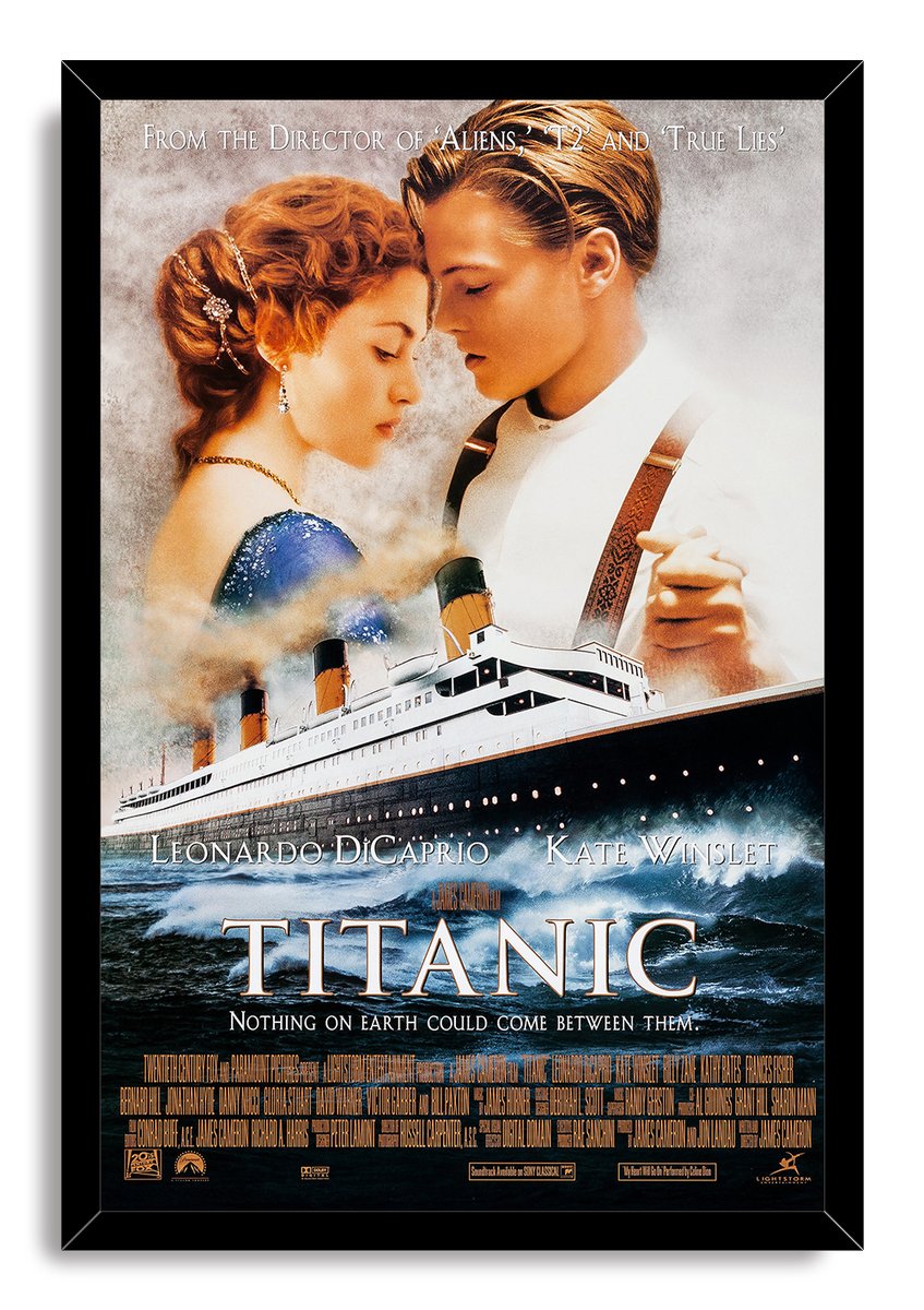 Titanic Movie Jack and Rose Decorative Painting (paper and canvas) art poster printing print