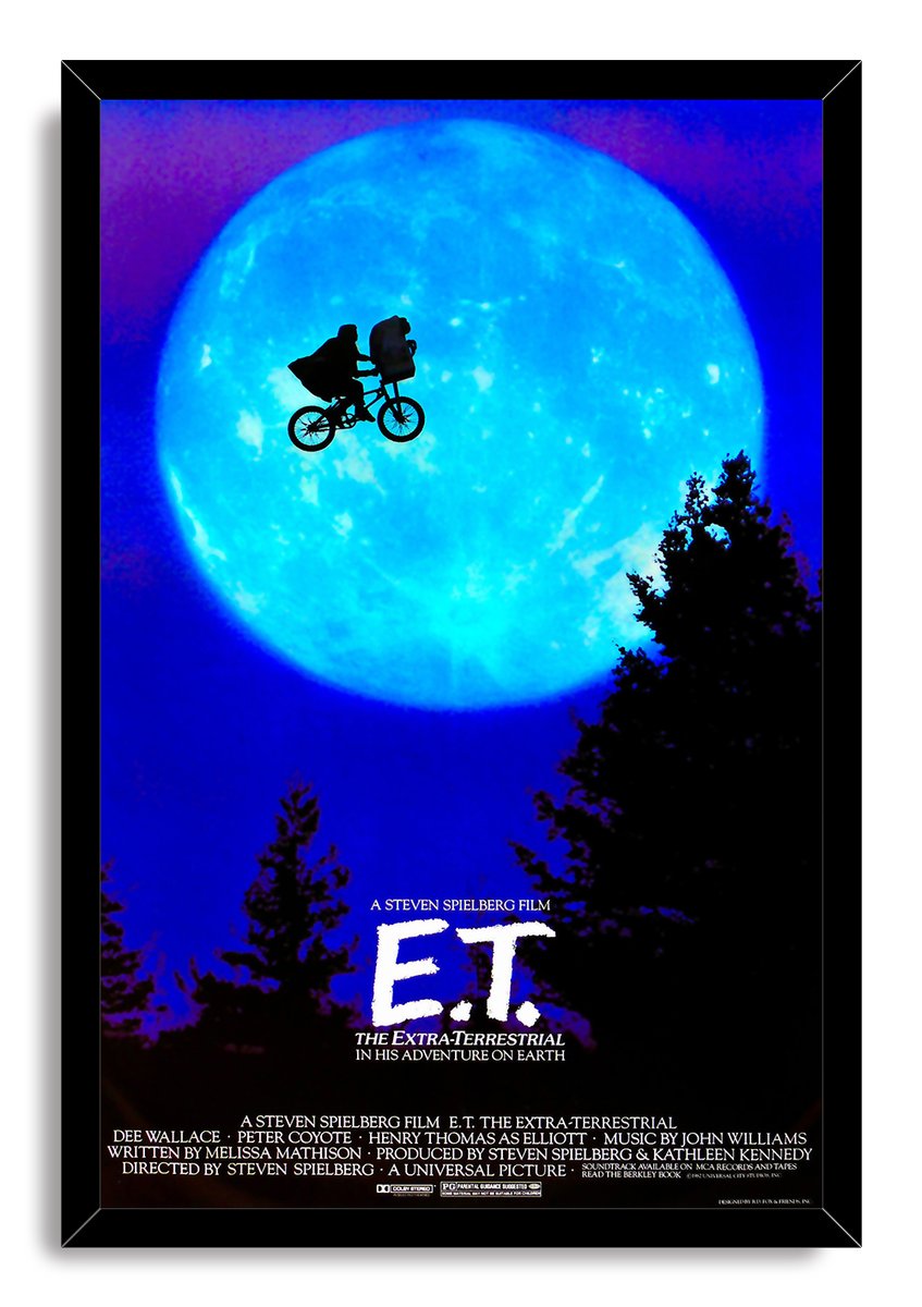 E.T. The Extra-Terrestrial Decorative Painting (paper and canvas) art poster printing print