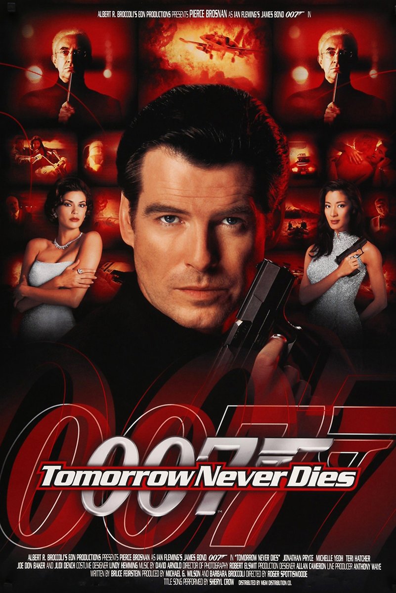 James Bond 007 Tomorrow Never Dies Movie Poster Decorative Painting (paper and canvas) art poster printing print