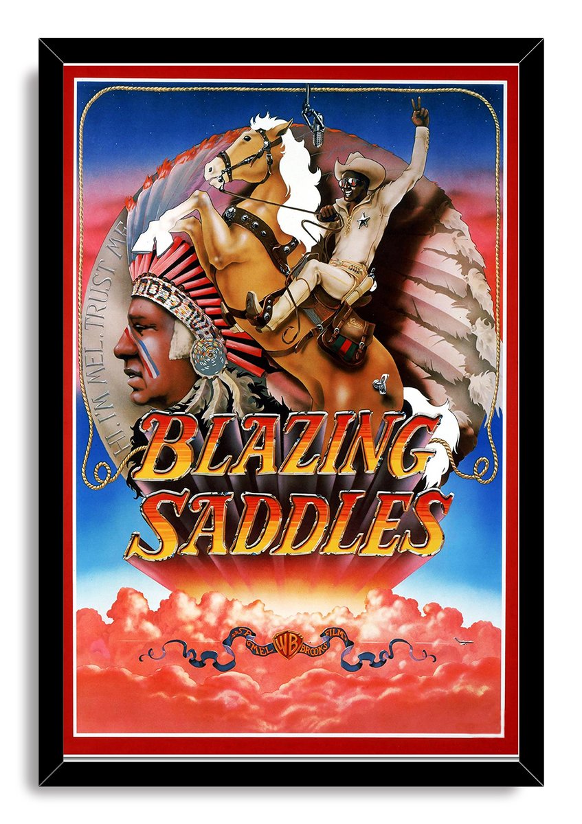 Blazing Saddles Movie Poster Decorative Painting (paper and canvas) art poster printing print