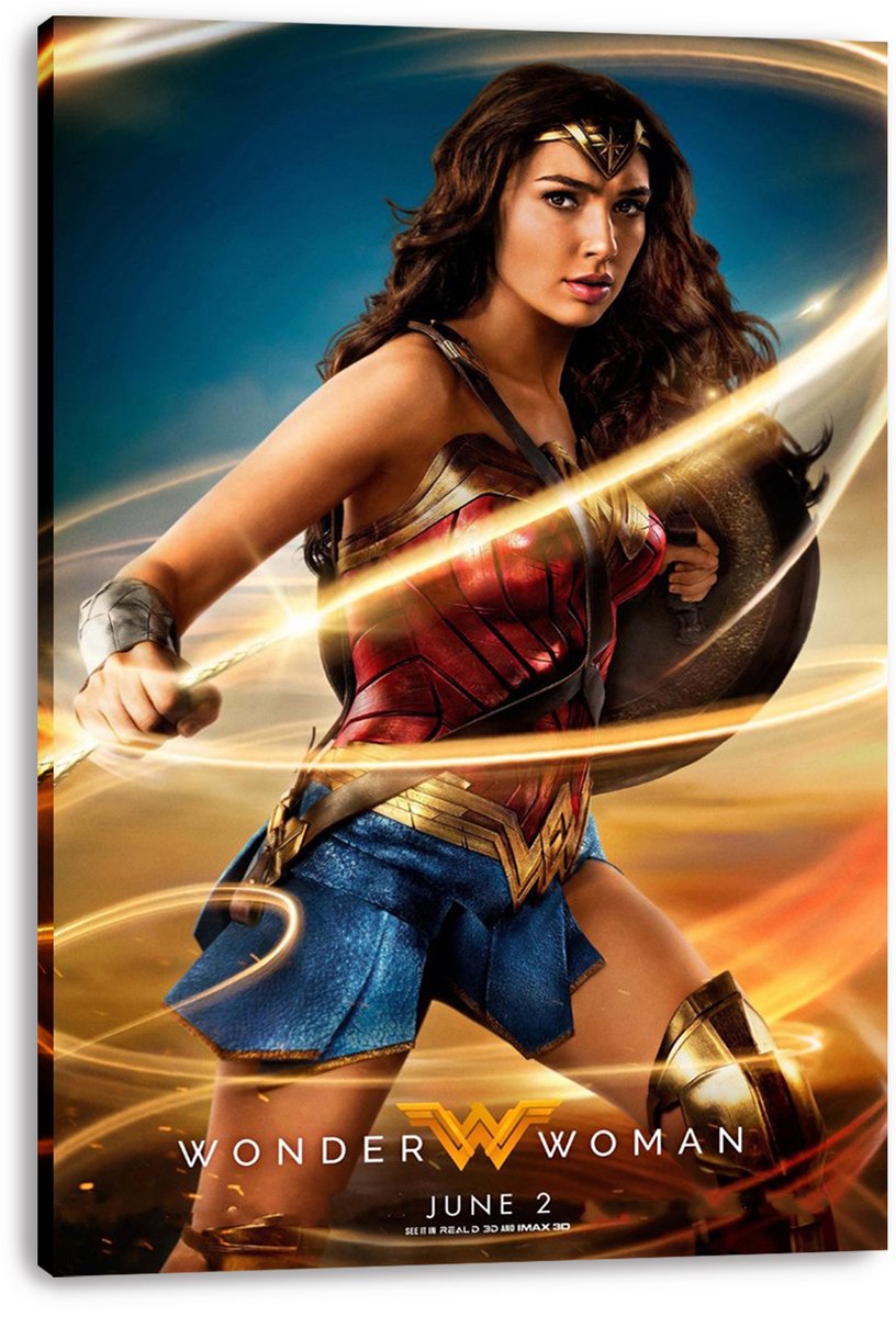 Wonder Woman Decorative Painting (paper and canvas) art poster printing print