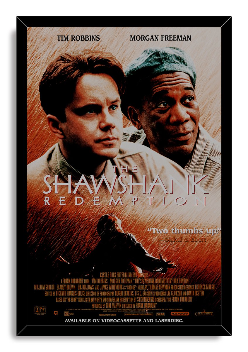 The Shawshank Redemption Movie Decorative Painting (paper and canvas) art poster printing print