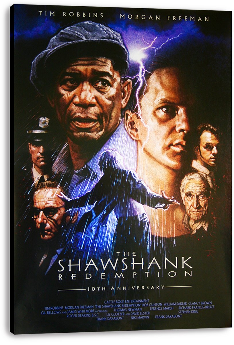 The Shawshank Redemption Movie Poster Decorative Painting (paper and canvas) art poster printing print