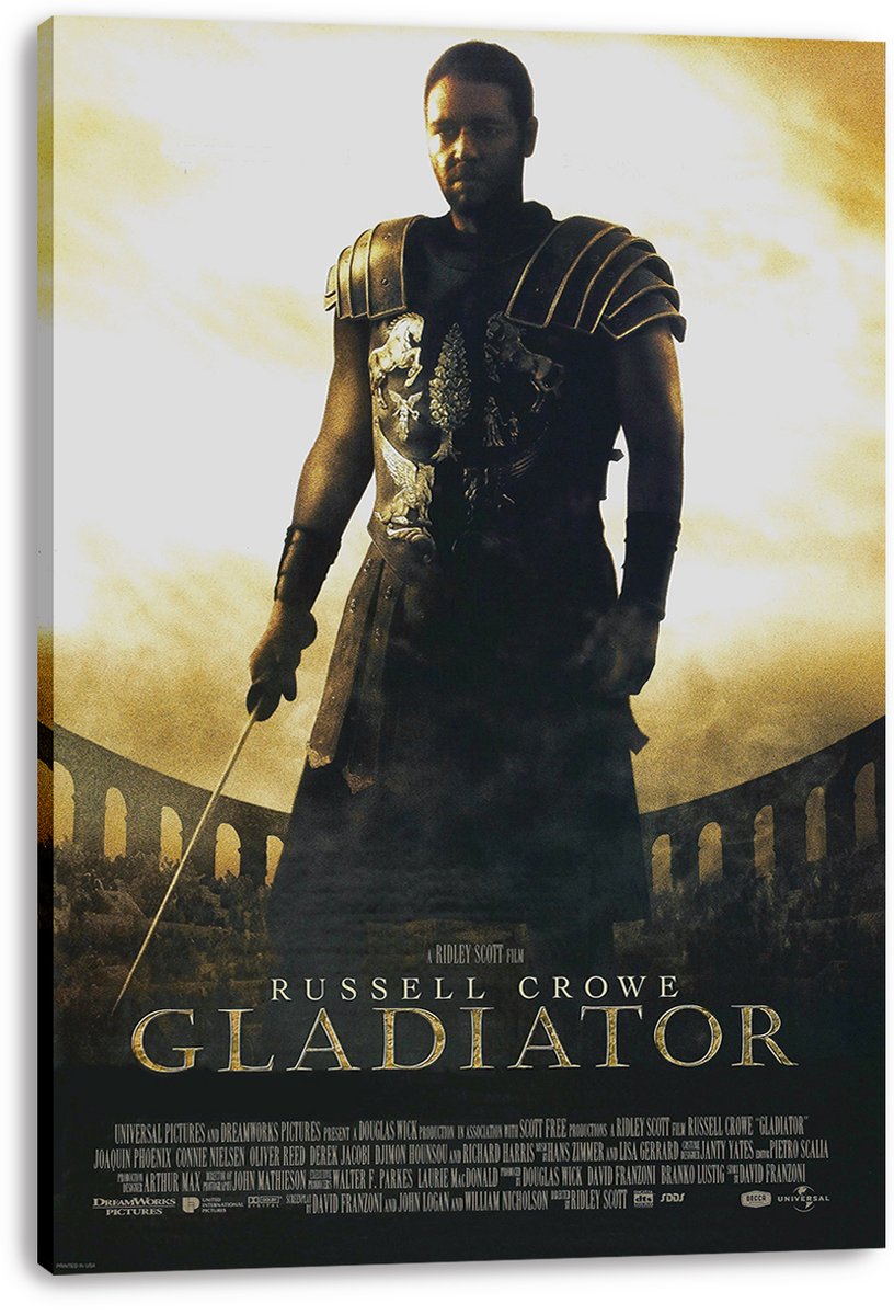 Gladiator Russell Crowe Decorative Painting (paper and canvas) art poster printing print