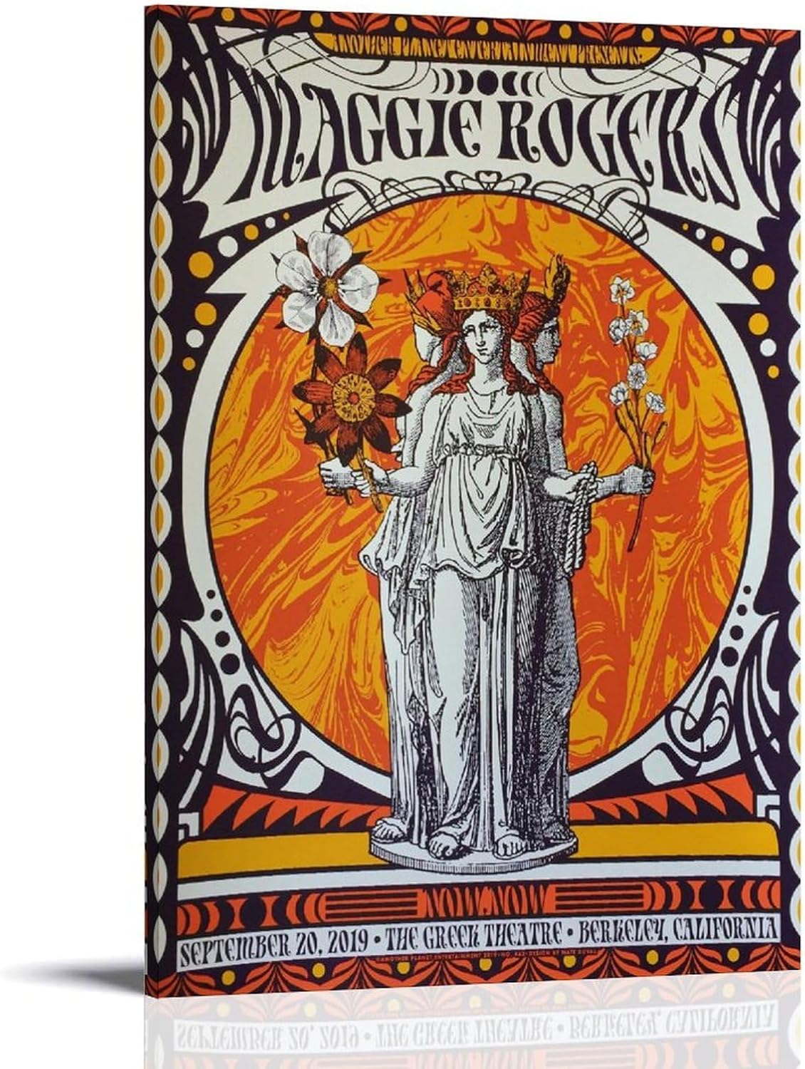 Maggie Rogers Vintage Poster (paper and canvas) art poster printing print