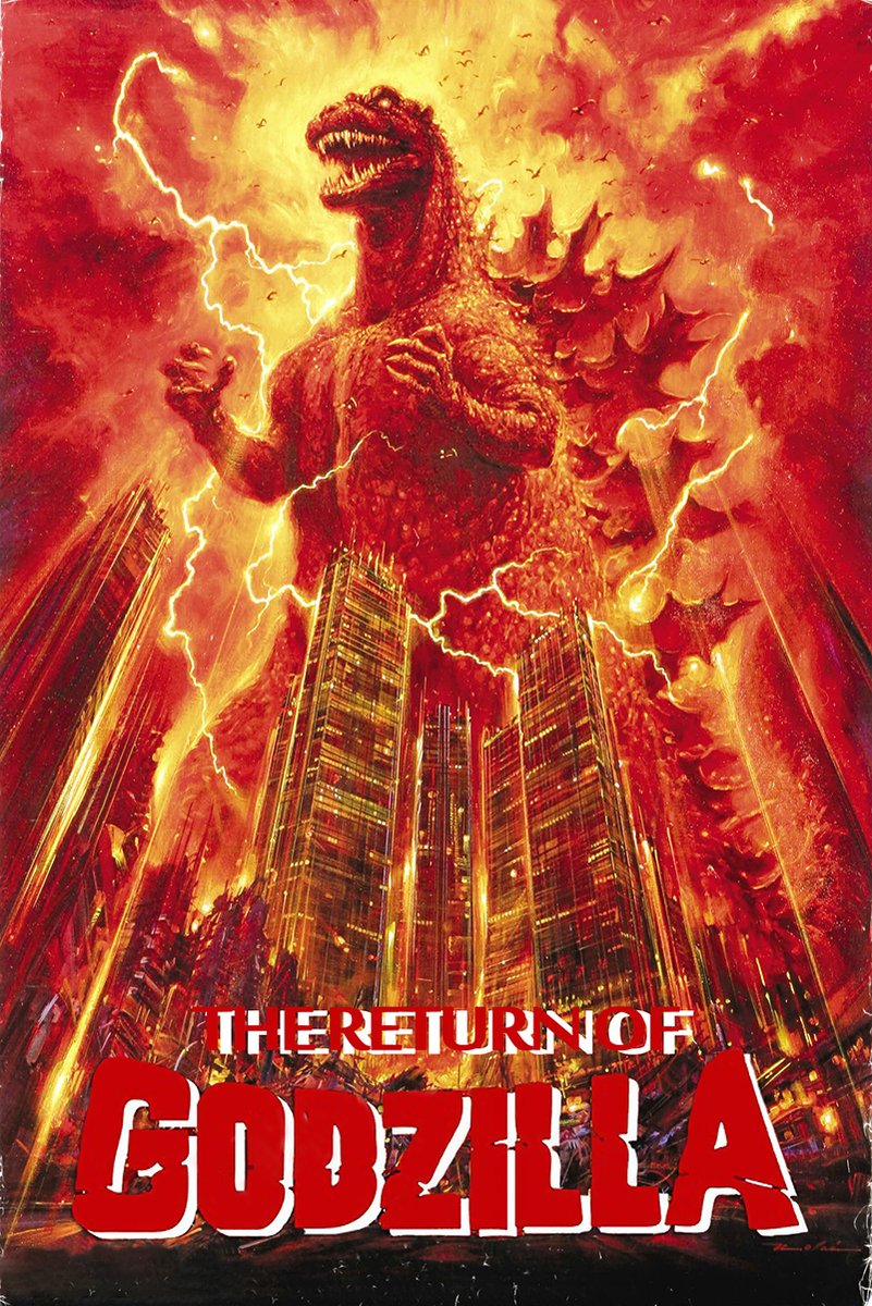 Godzilla: The Return of Godzilla Decorative Painting (paper and canvas) art poster printing print